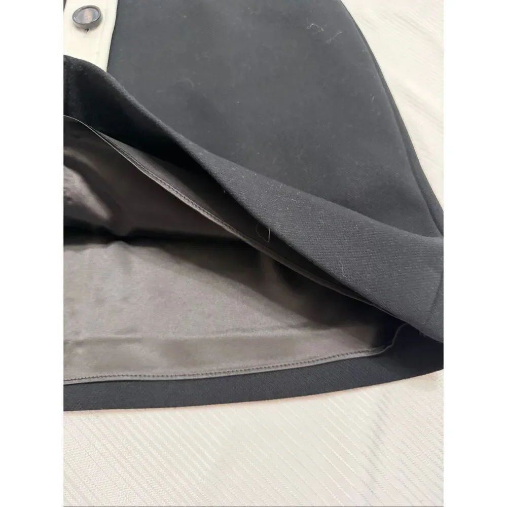 Kate Spade Black White Mini Skirt Size 2